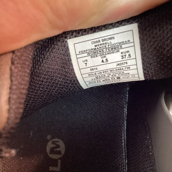 Merrell Dassie Zip Chelsea Womens 7 Leather Ankle Boots Char Brown - Picture 11 of 12